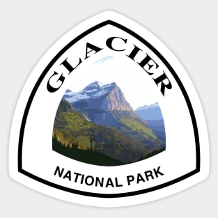 Glacier National Park shield Sticker